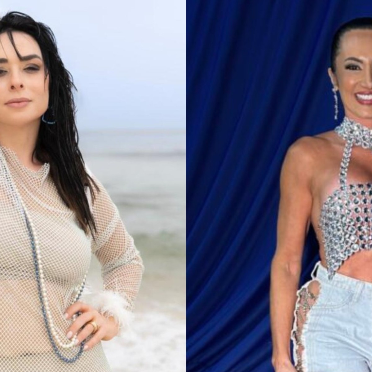 Luciana Picorelli e Vanessa Rangeli brilham rumo à Sapucaí