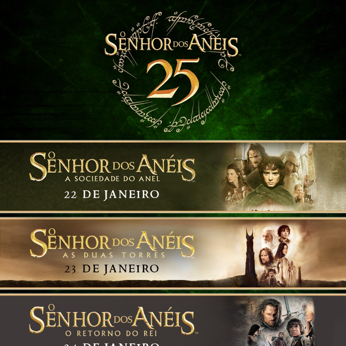 'O Senhor dos Anéis' retorna aos cinemas em versão estendida