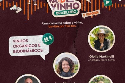 Podcast aborda vinhos orgânicos e biodinâmicos do Brasil
