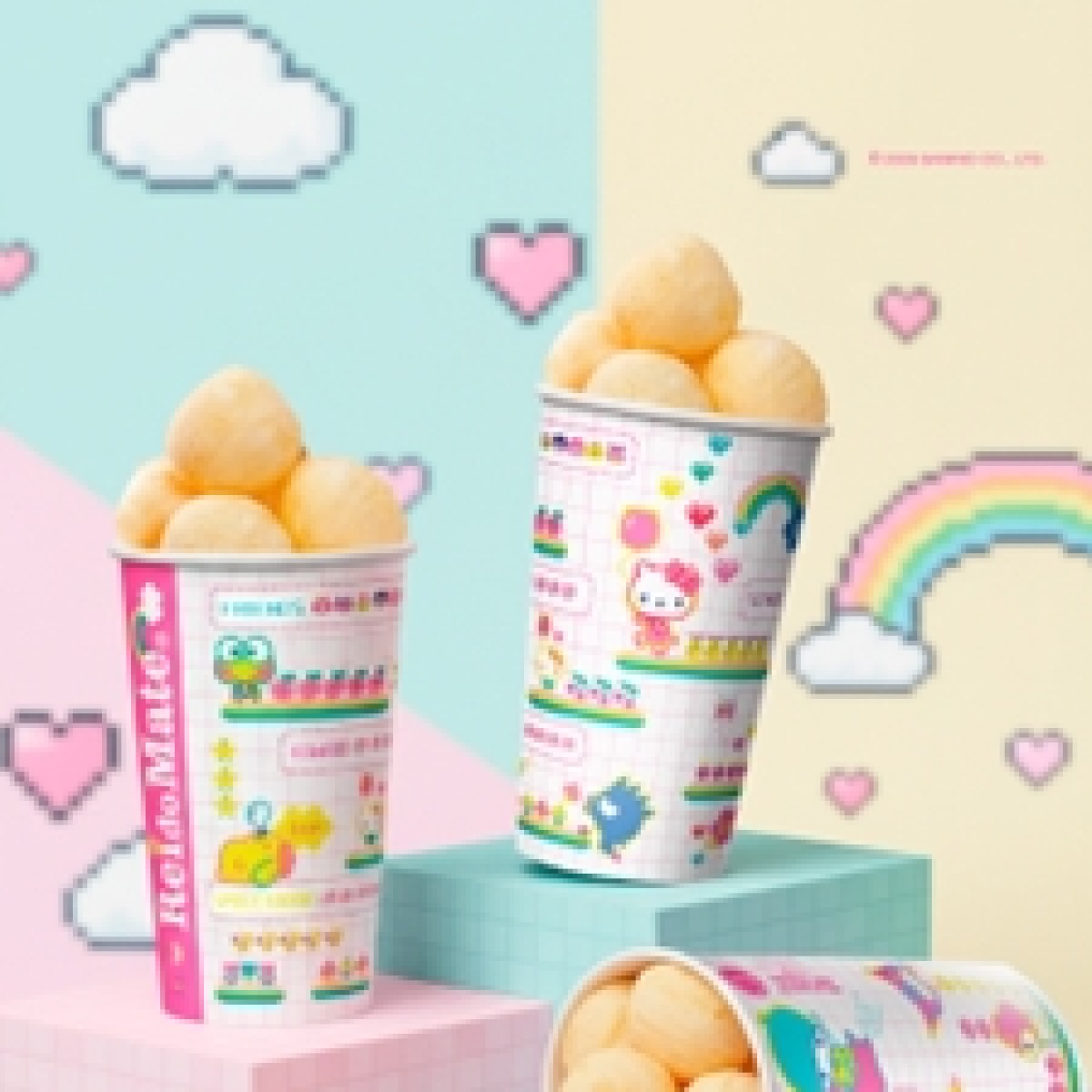 Rei do Mate lança copos colecionáveis de Hello Kitty and Friends