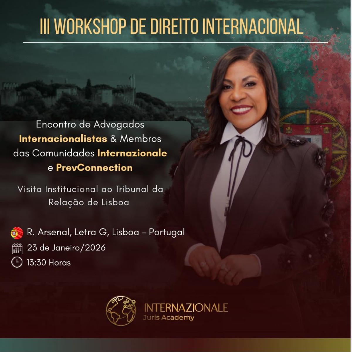 Workshop jurídico no Tribunal de Lisboa debate prática transnacional