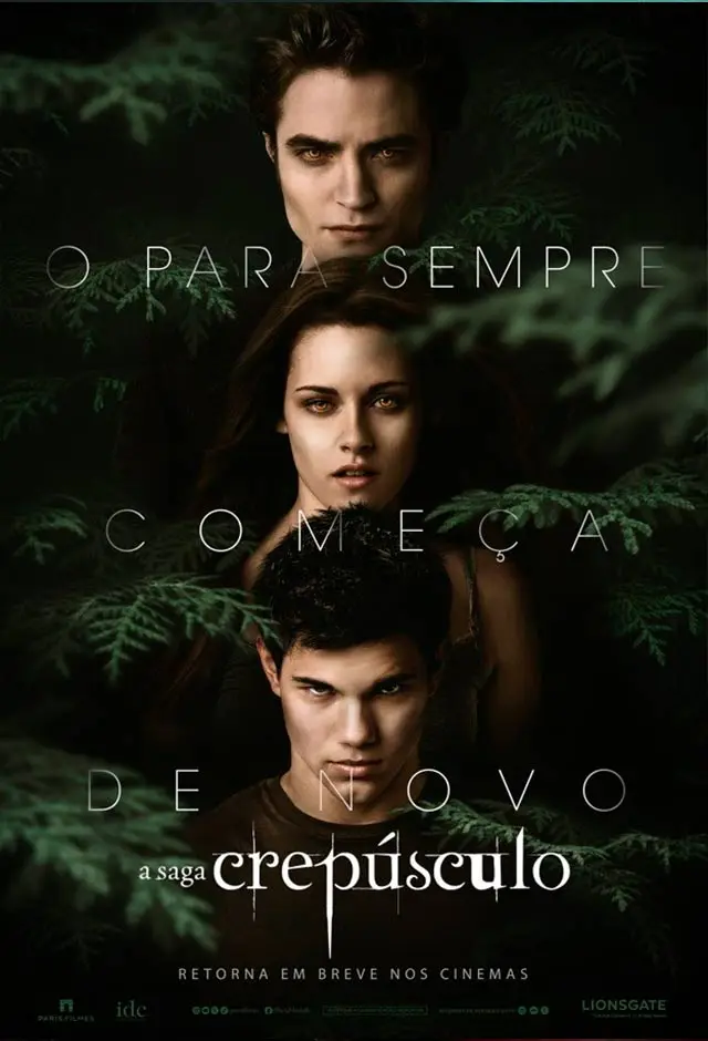Cartaz do filme Crepúsculo (Relançamento)