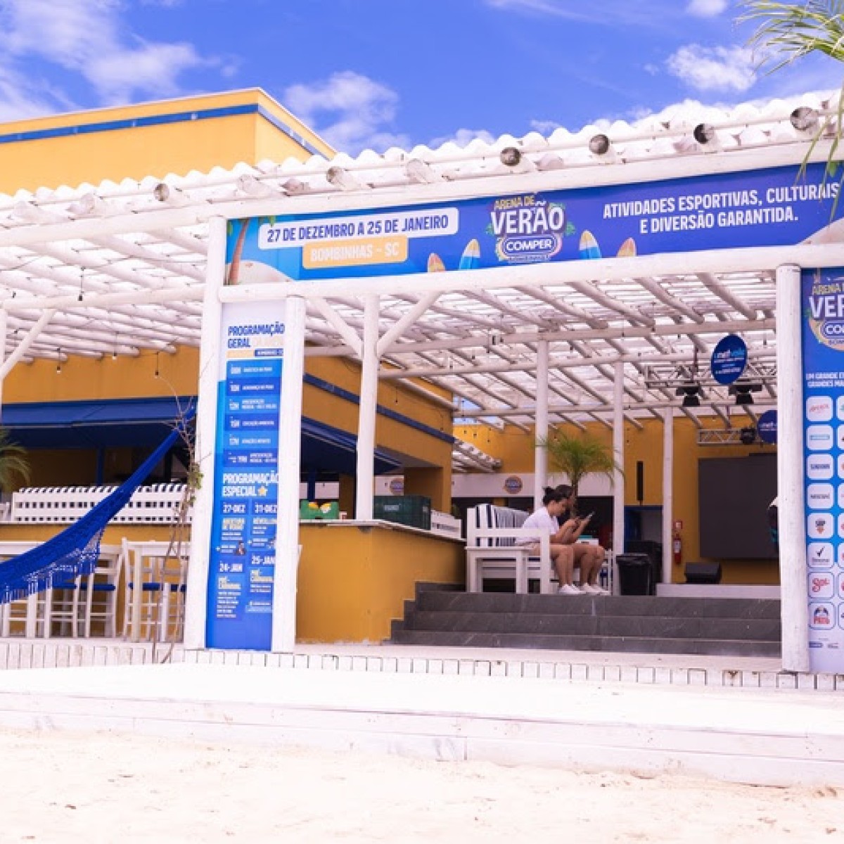 Arena Verão anima Bombinhas com programação gratuita até o Carnaval