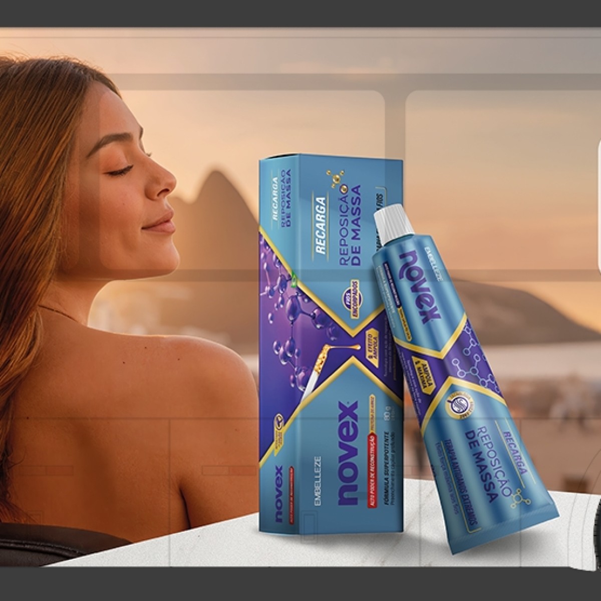Embelleze destaca terapia capilar em campanha de verão da Novex