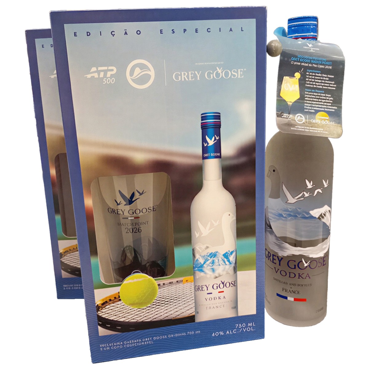 Grey Goose lança pack exclusivo do Rio Open no varejo de SP e RJ