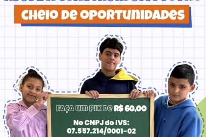 Instituto Vida Solidária arrecada material escolar para crianças