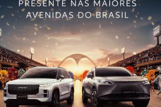 Jaecoo 7: SUV elétrico abre o Carnaval do Rio e aposta no Brasil