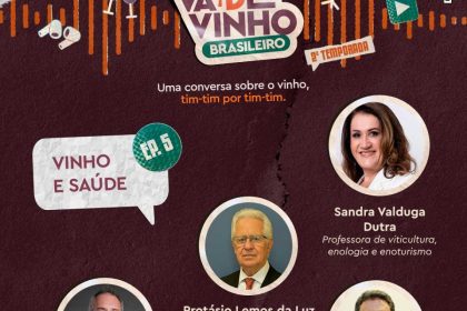 Podcast debate relação entre vinho brasileiro e saúde